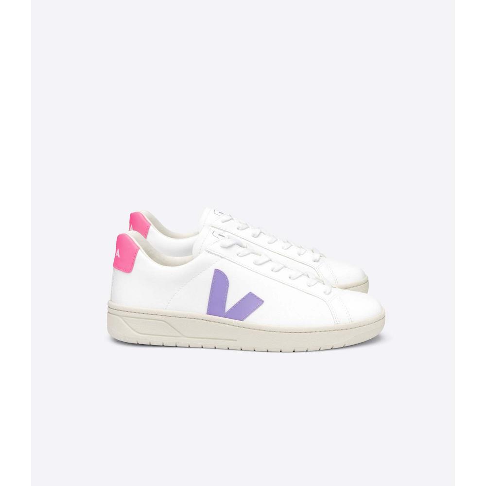 Veja URCA CWL Cipő Női White/Purple/Pink | HU 563CTV